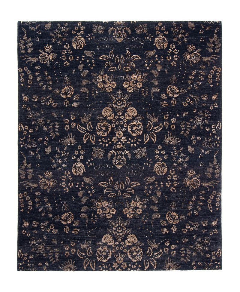 Alfombra de diseño - 308 x 248 cm - azul oscuro