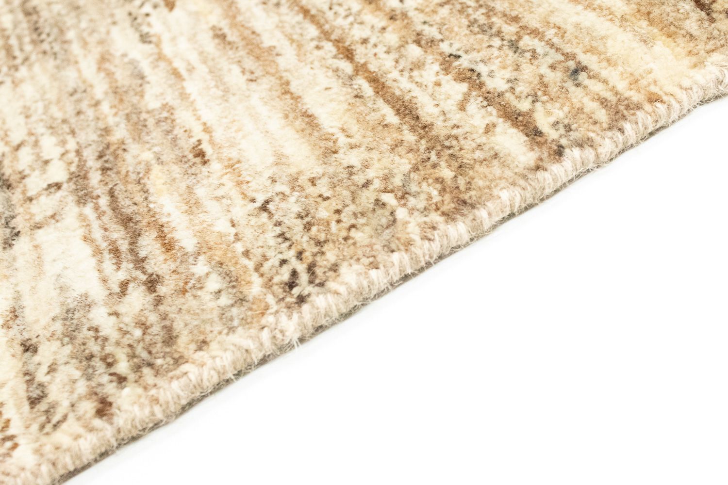 Alfombra de pasillo Alfombra Gabbeh - Indus - 303 x 75 cm - beige