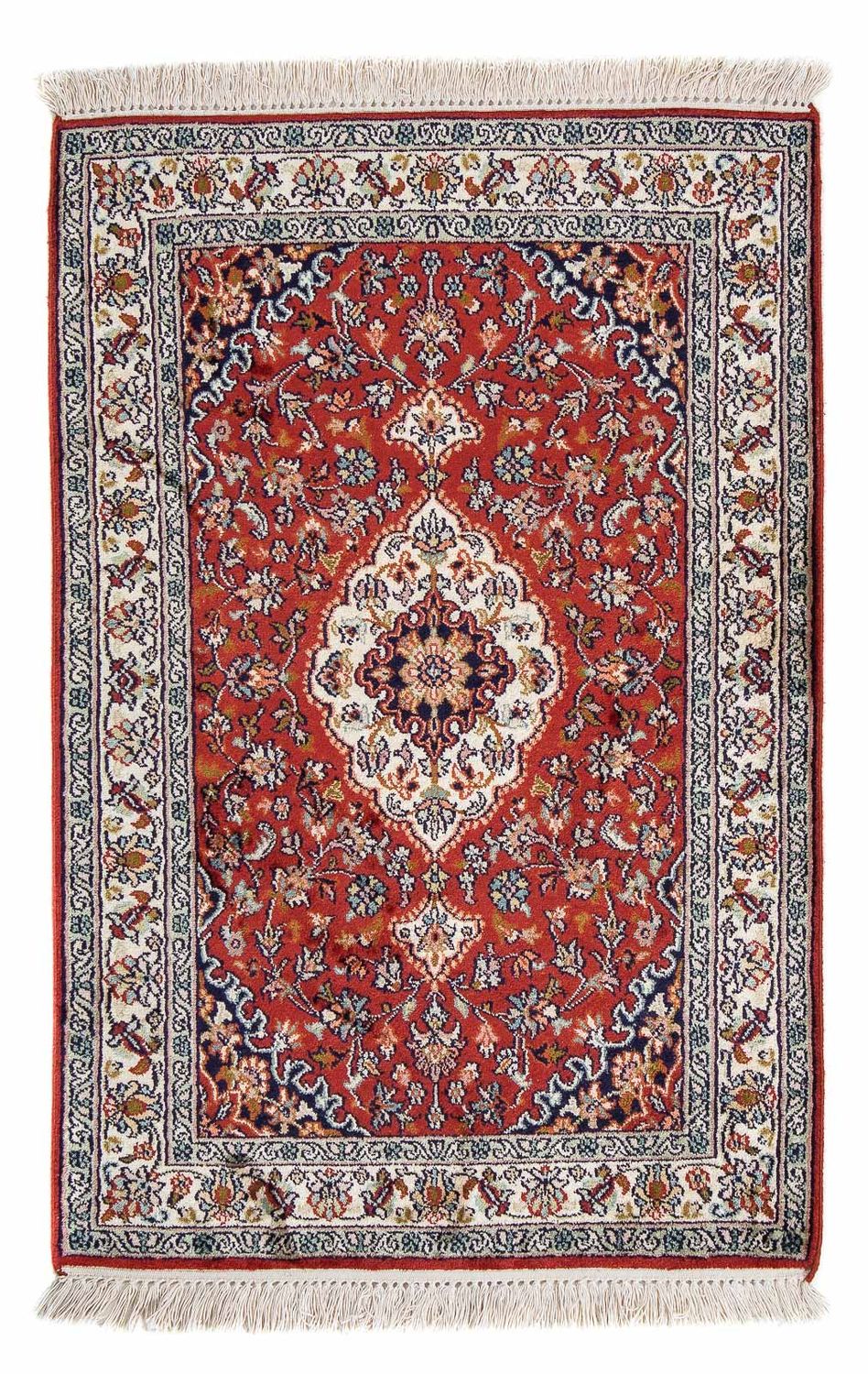 Alfombra persa - Clásica - 94 x 63 cm - rojo oscuro