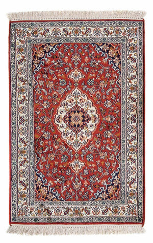 Alfombra persa - Clásica - 94 x 63 cm - rojo oscuro