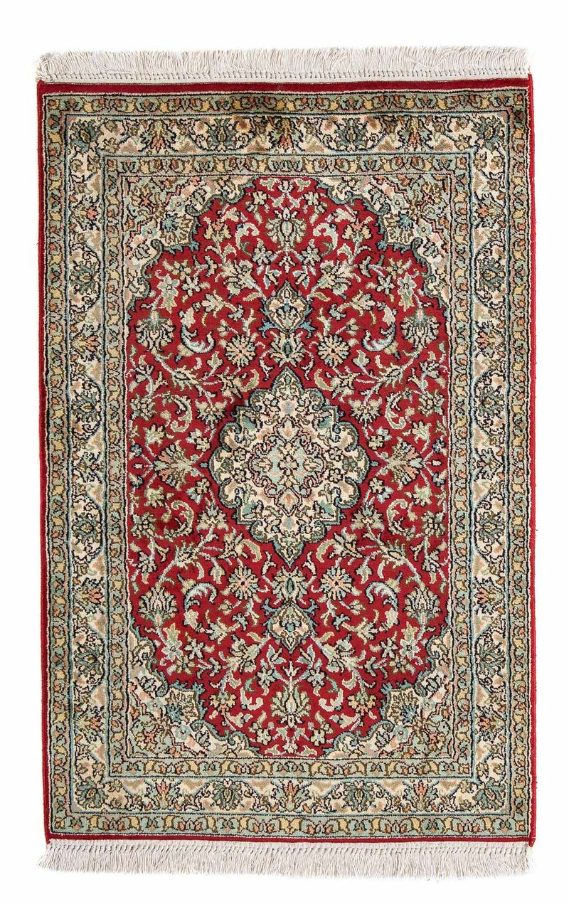 Alfombra persa - Clásica - 95 x 62 cm - rojo oscuro