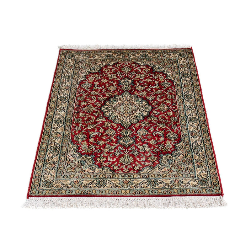 Alfombra persa - Clásica - 95 x 62 cm - rojo oscuro