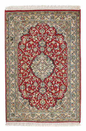 Alfombra persa - Clásica - 96 x 64 cm - rojo oscuro