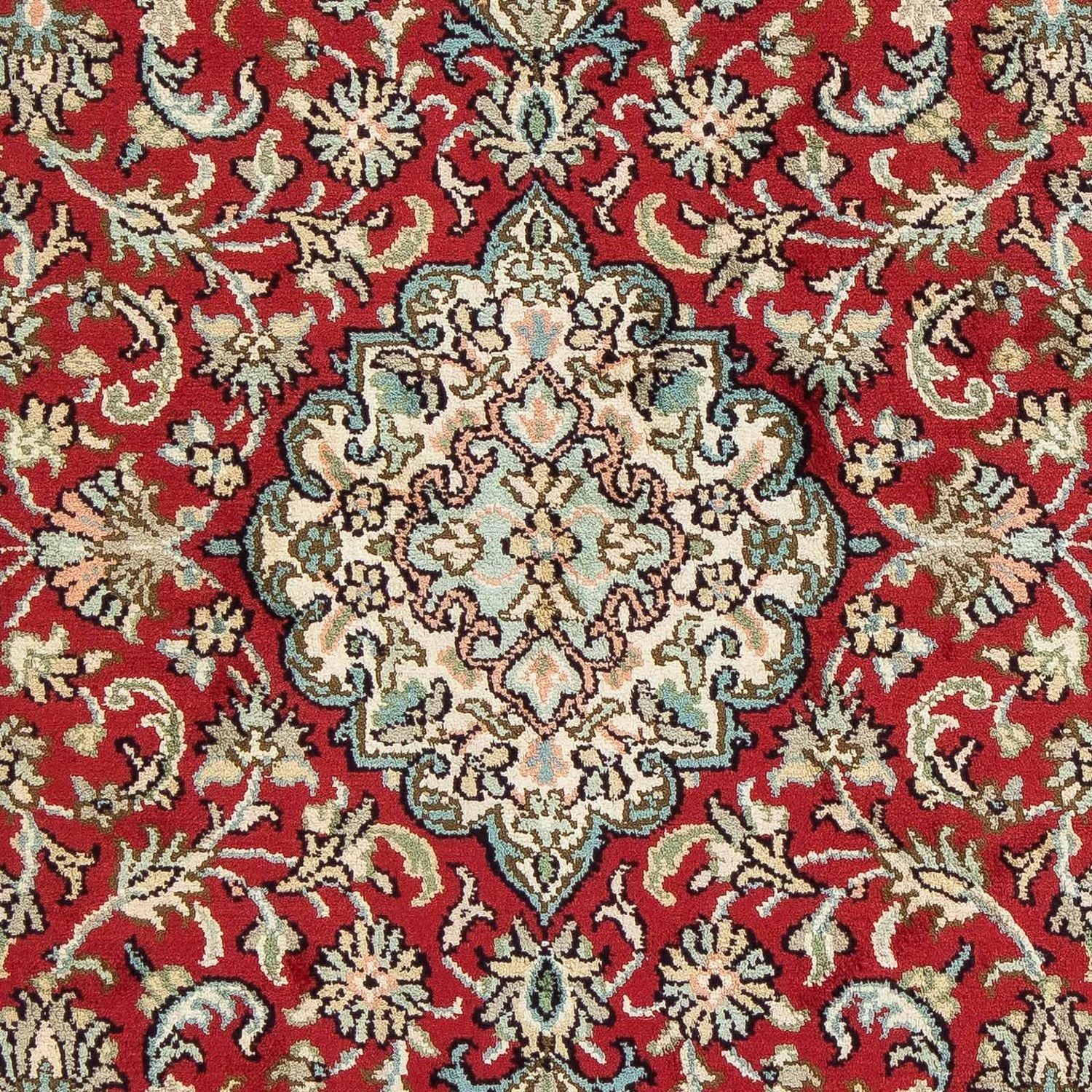 Alfombra persa - Clásica - 96 x 64 cm - rojo oscuro
