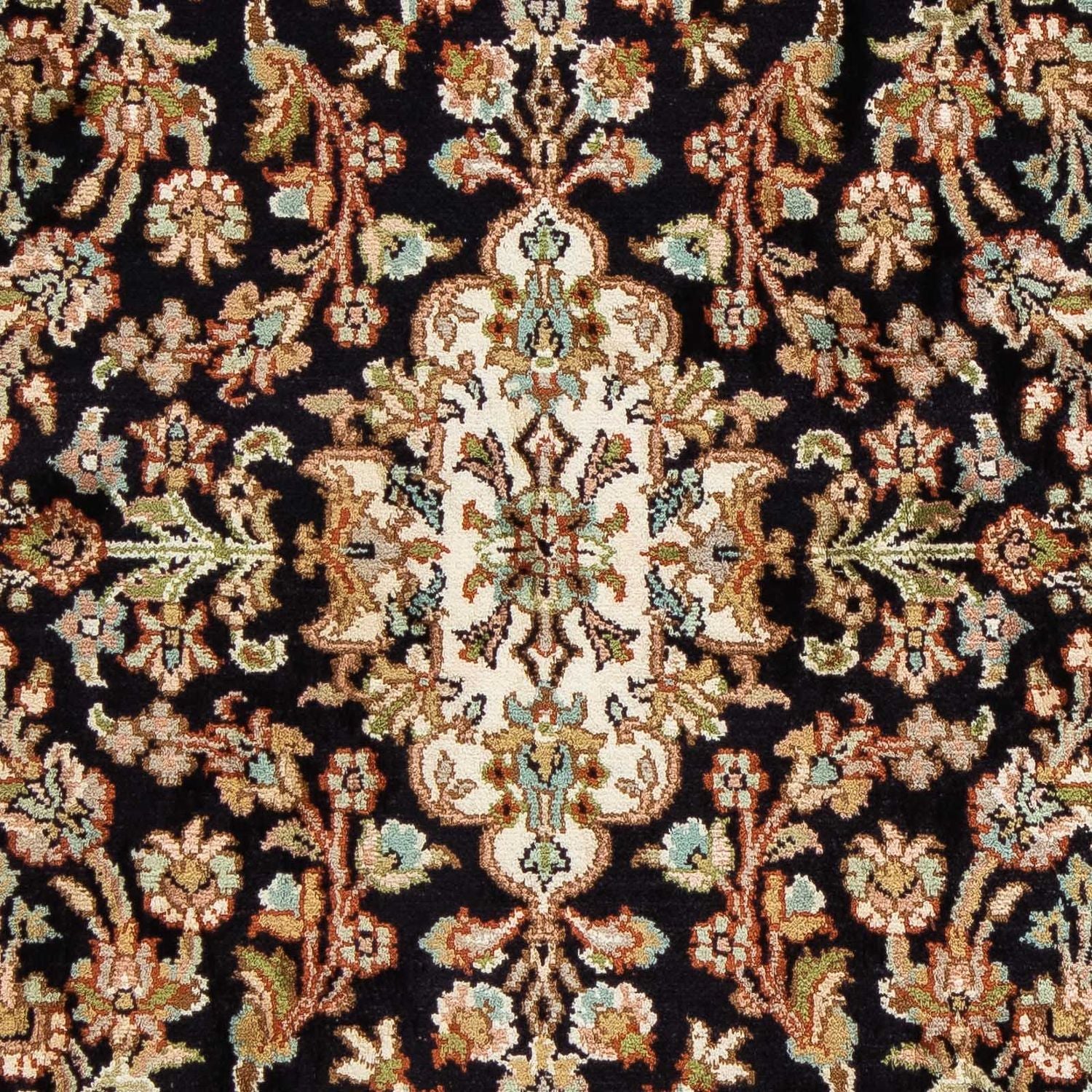 Alfombra persa - Clásica - 94 x 66 cm - azul oscuro