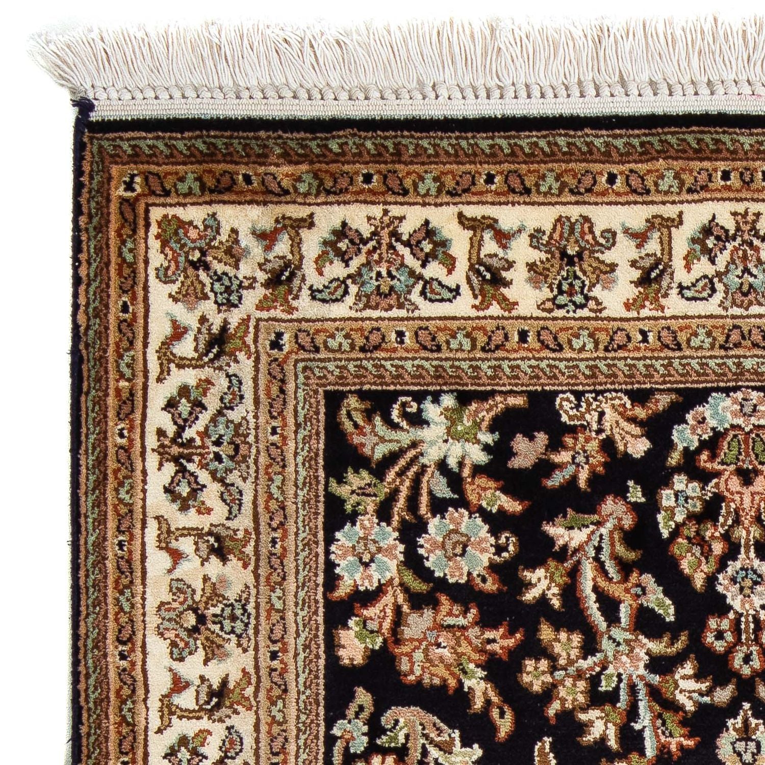 Alfombra persa - Clásica - 94 x 66 cm - azul oscuro