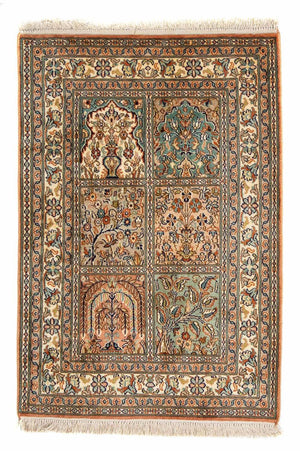 Alfombra persa - Clásica - 97 x 67 cm - multicolor