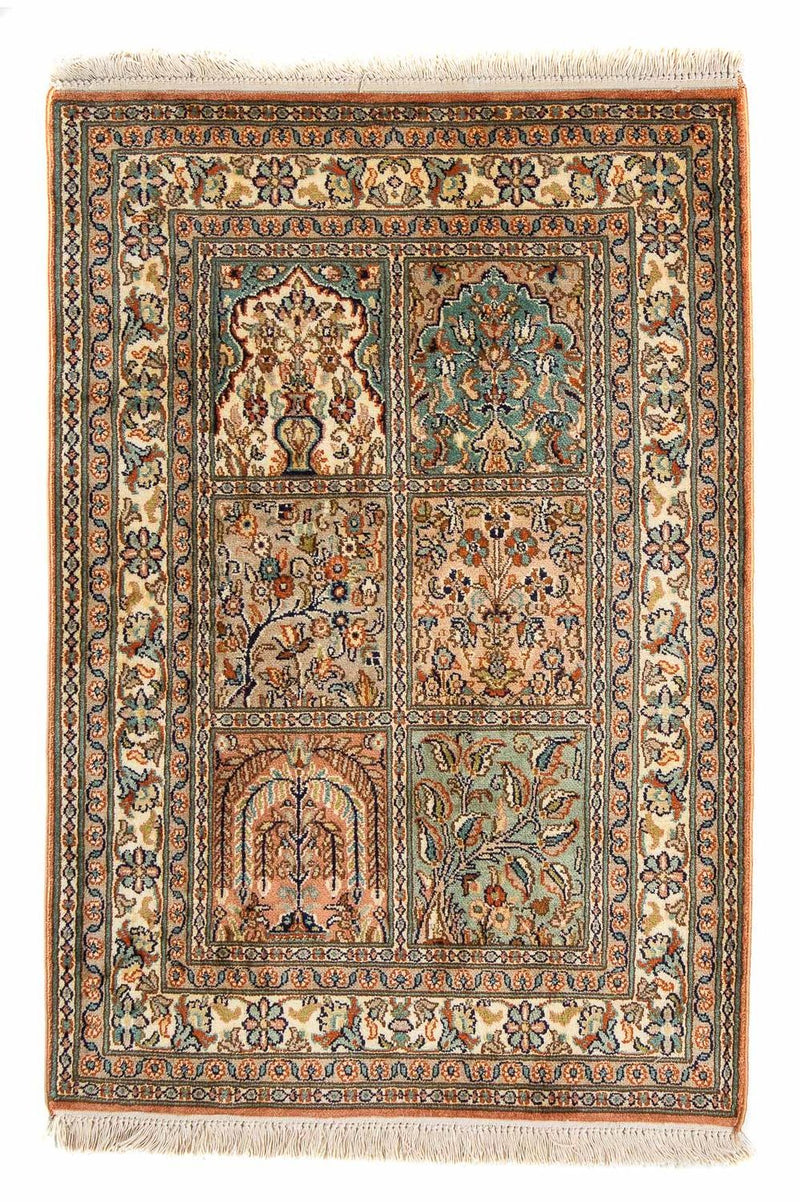 Alfombra persa - Clásica - 97 x 67 cm - multicolor