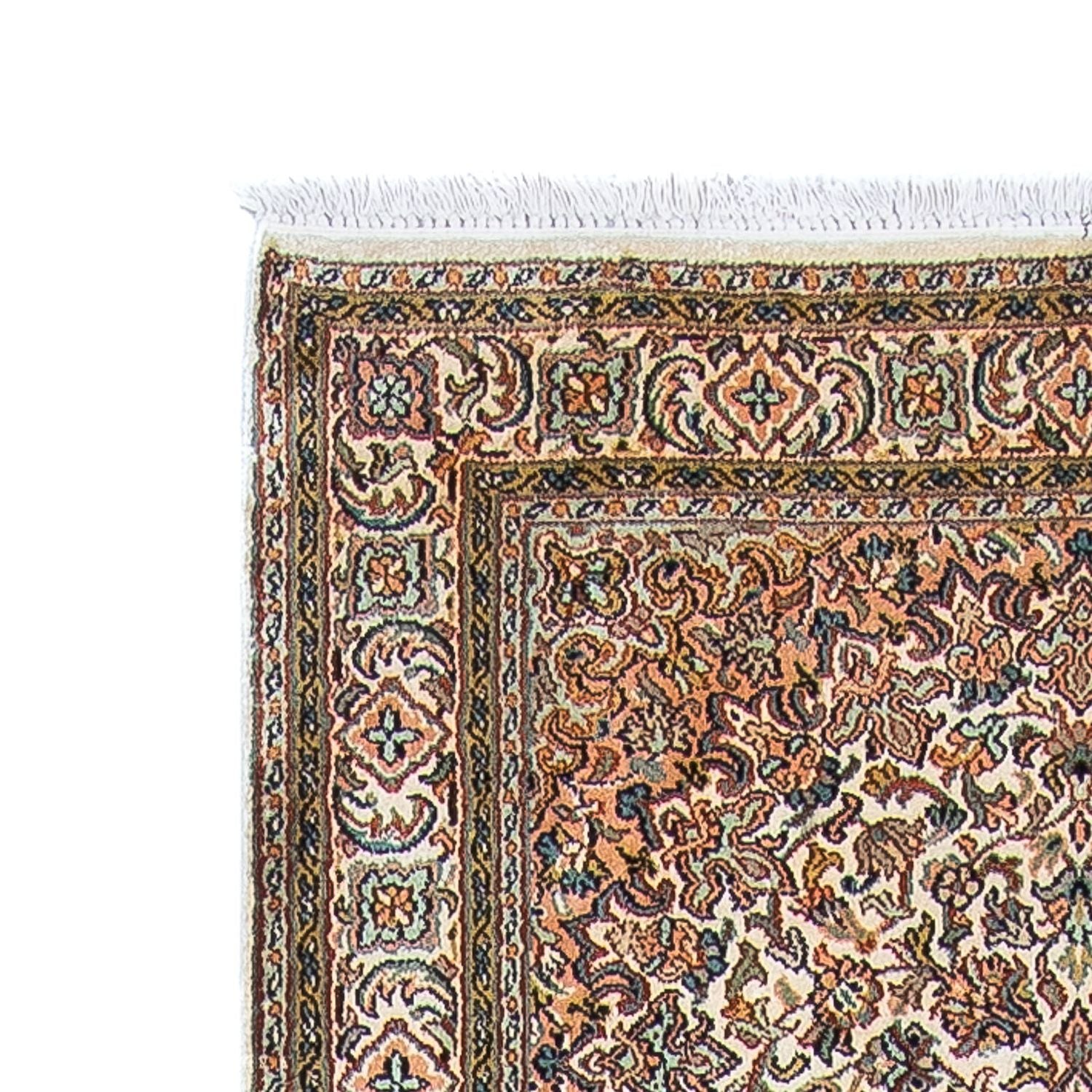Alfombra de pasillo Alfombra de seda - Seda de Cachemira - 316 x 81 cm - beige