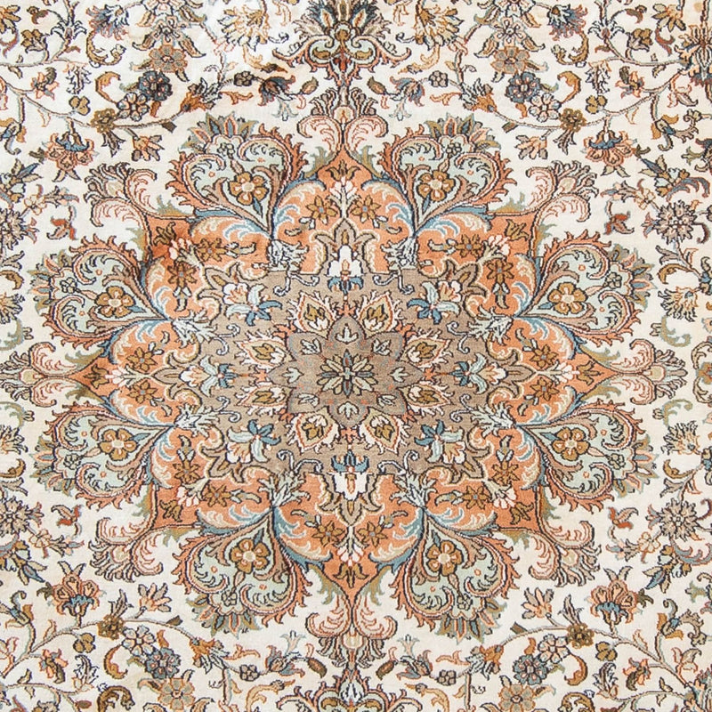 Alfombra de seda - Seda de Cachemira - 304 x 241 cm - beige