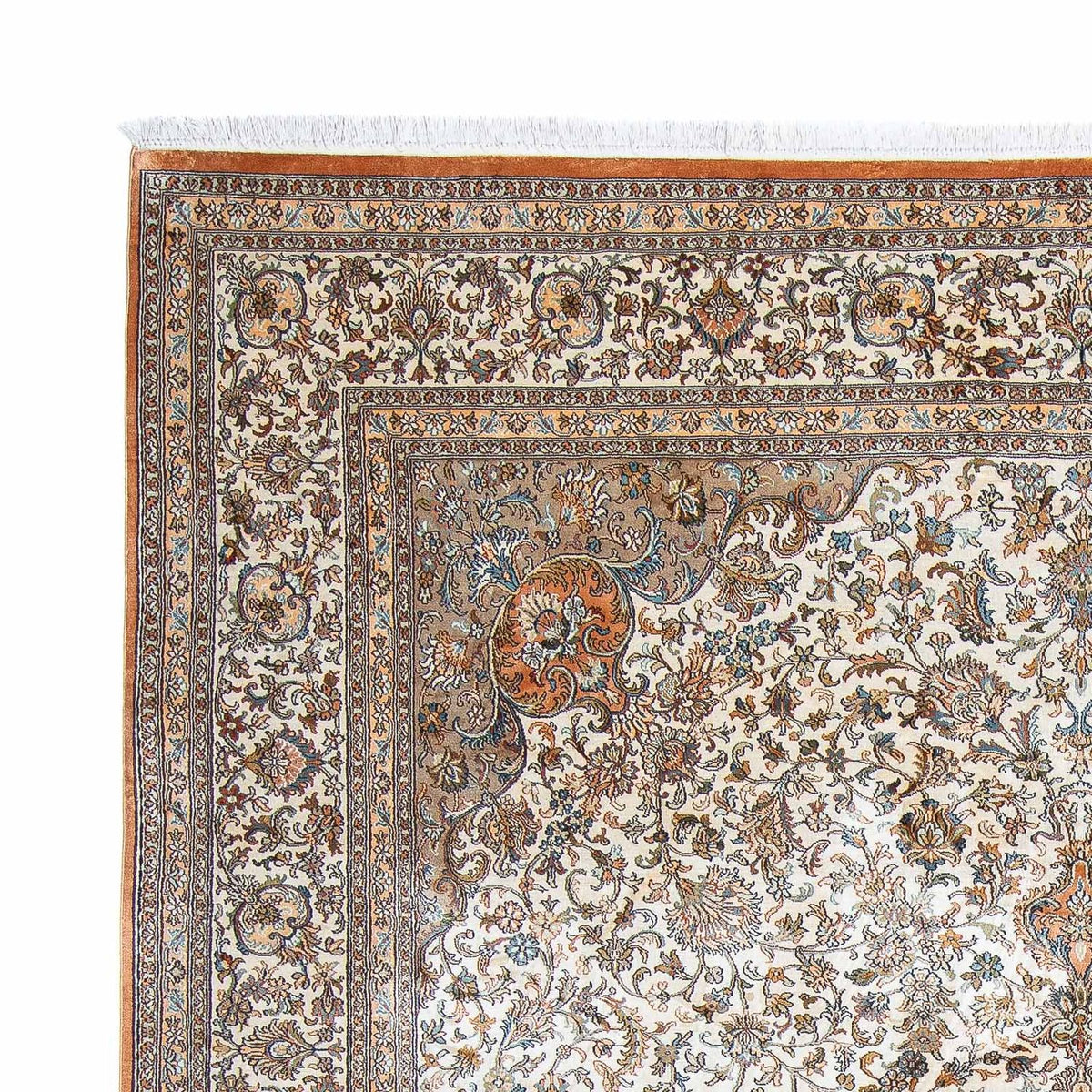Seda de Cachemira Alfombra 241x304cm - Alfombra oriental