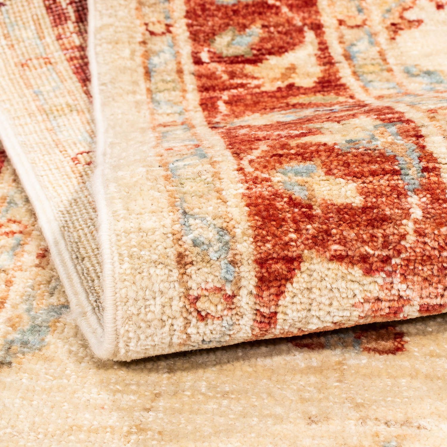 Alfombra de pasillo Alfombra Ziegler - 246 x 77 cm - beige