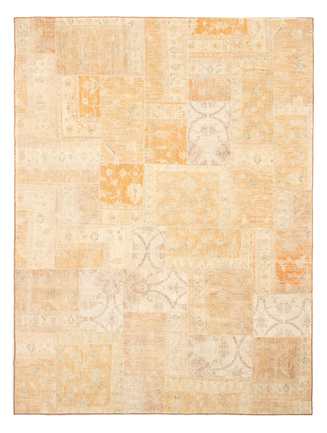Alfombra de patchwork - 281 x 208 cm - multicolor