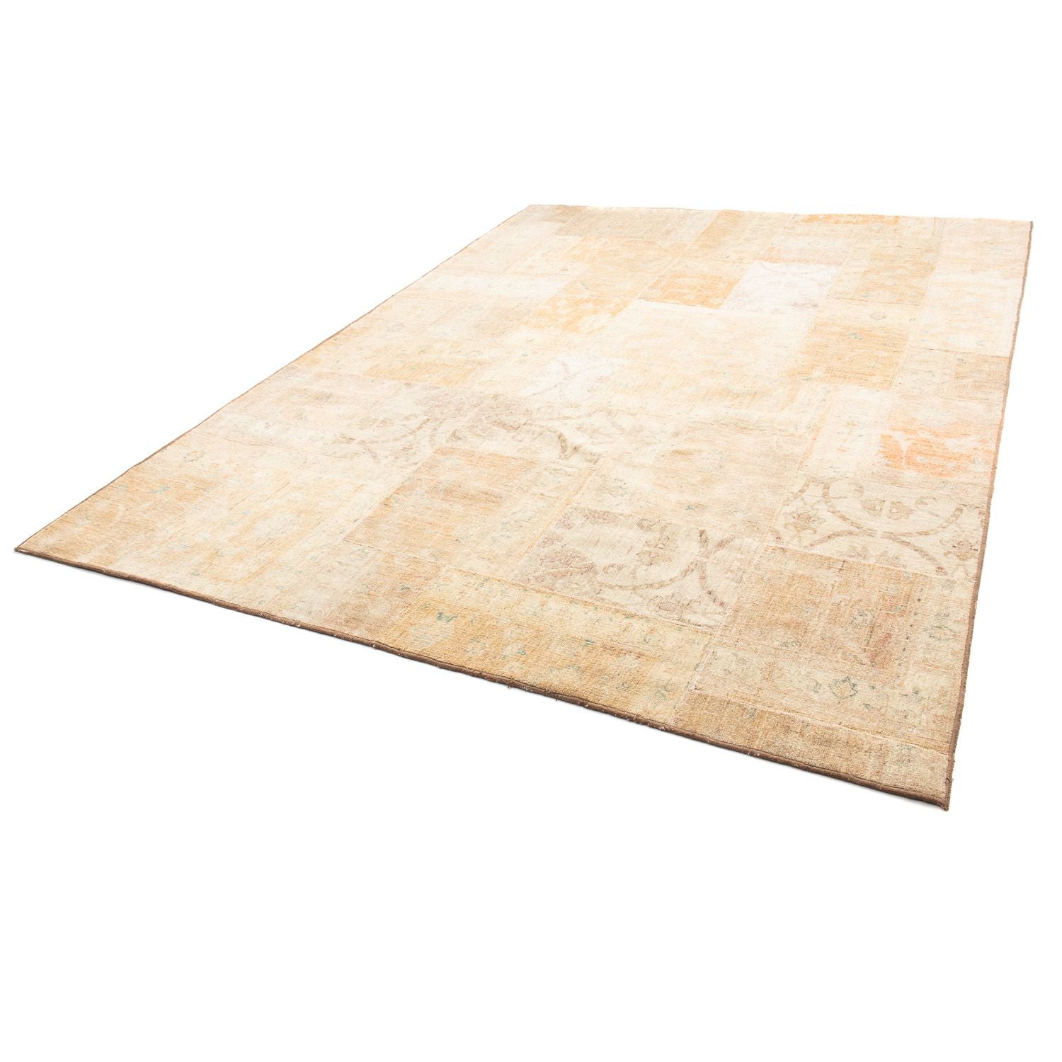 Alfombra de patchwork - 281 x 208 cm - multicolor