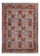 Alfombra persa - Clásica - 196 x 142 cm - rojo oscuro