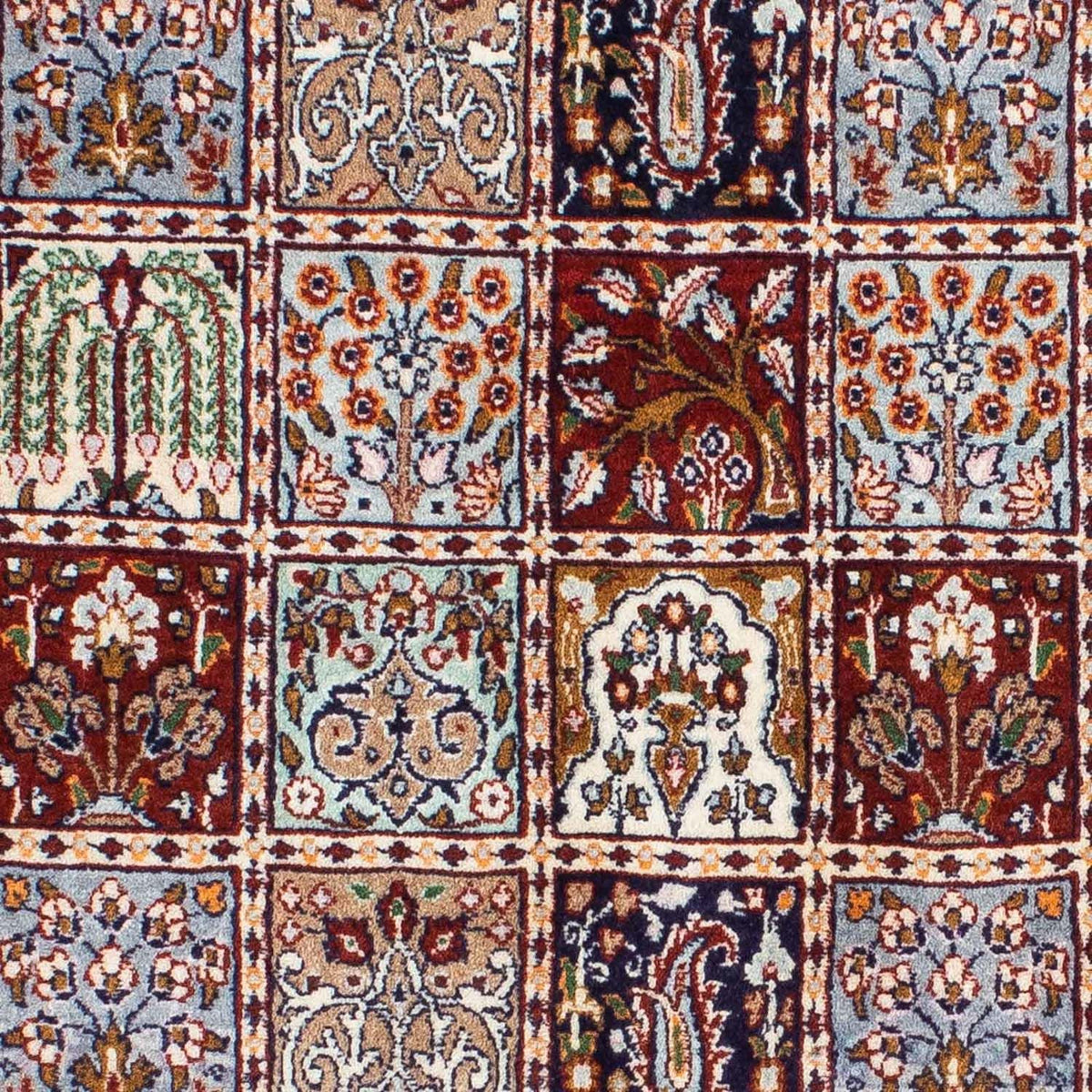 Alfombra persa - Clásica - 196 x 142 cm - rojo oscuro