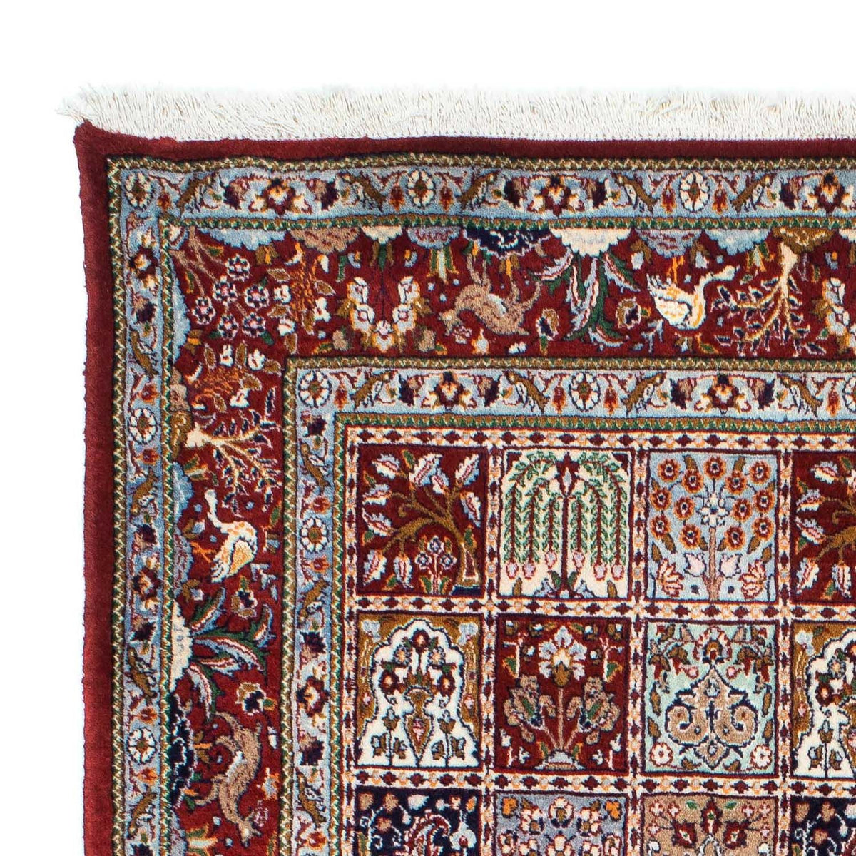 Alfombra persa - Clásica - 196 x 142 cm - rojo oscuro