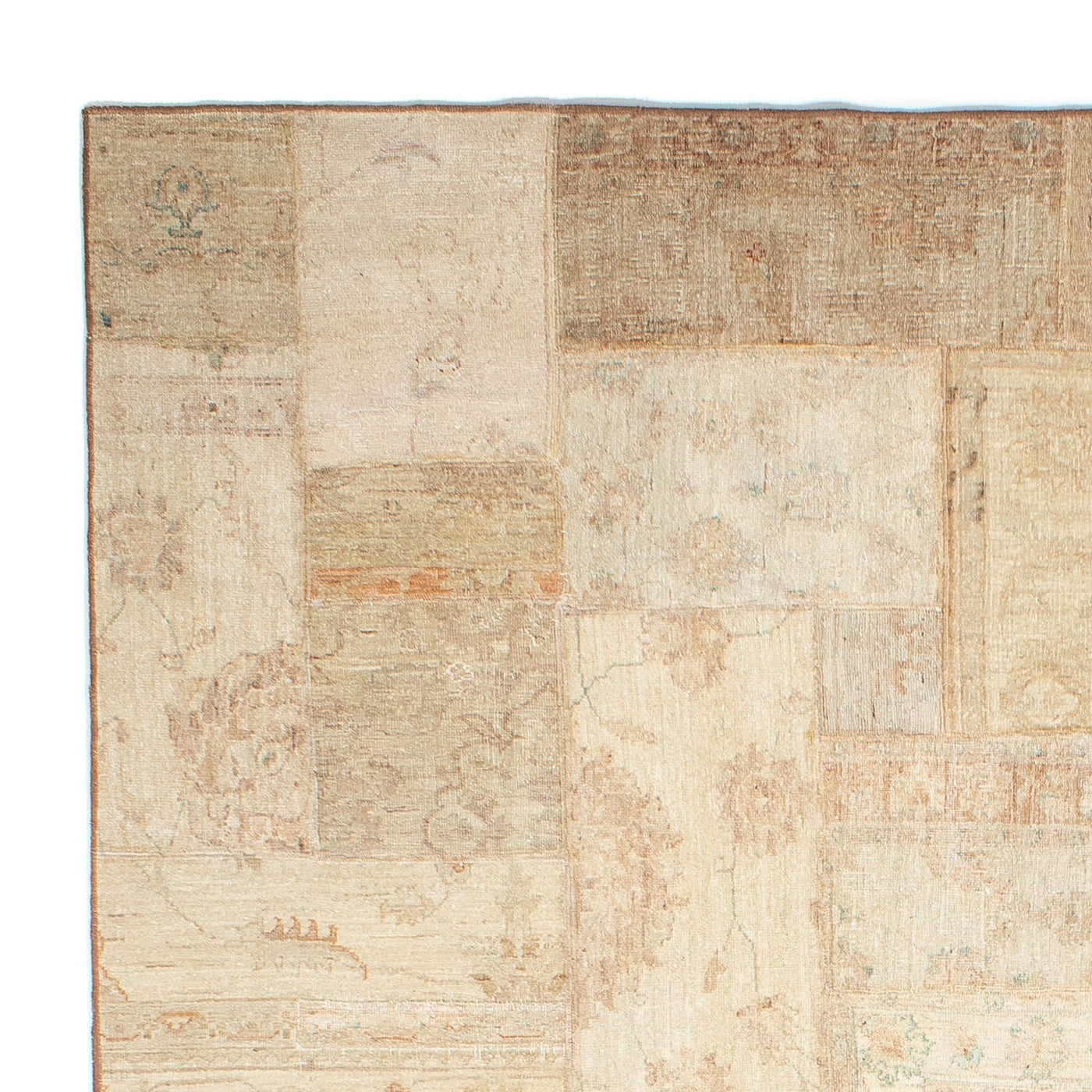 Alfombra de patchwork 299x236cm - Perserteppich Wollteppich