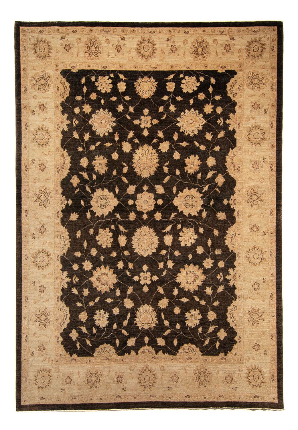 Alfombra Ziegler - 349 x 248 cm - azul oscuro