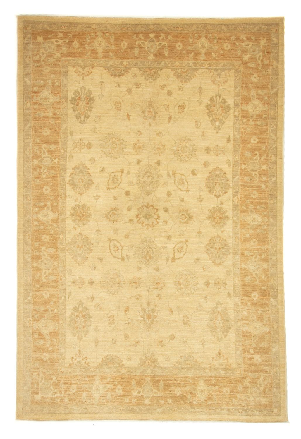 Alfombra persa - Tabriz - 246 x 169 cm - beige