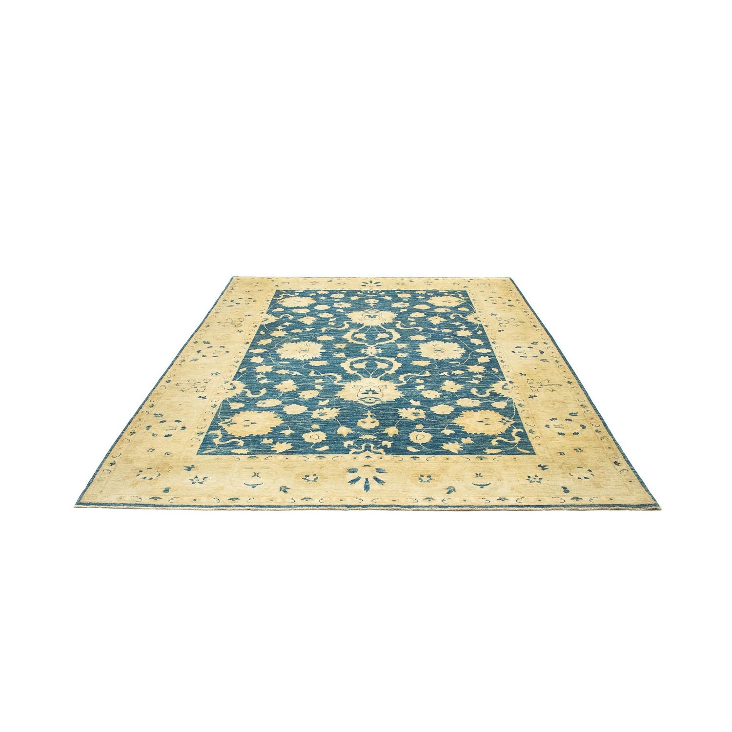 Alfombra Ziegler - 245 x 197 cm - azul oscuro