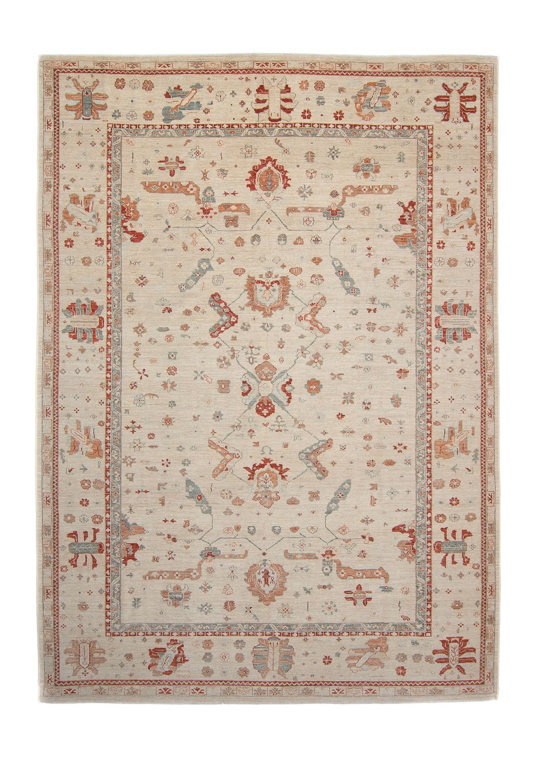 Alfombra Ziegler - Usak - 342 x 245 cm - beige