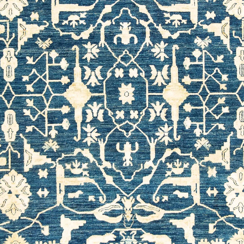 Alfombra Ziegler - 227 x 188 cm - azul oscuro