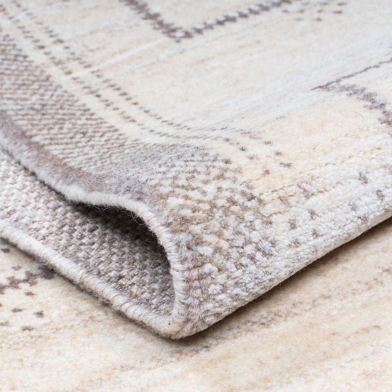 Alfombra de pasillo Alfombra Gabbeh - Loribaft Persa - 345 x 75 cm - beige