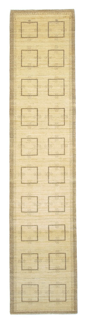 Alfombra de pasillo Alfombra Gabbeh - Persa - 345 x 75 cm - beige