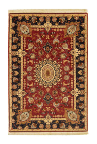 Alfombra Persa - Tabriz - Real - 207 x 148 cm - rojo
