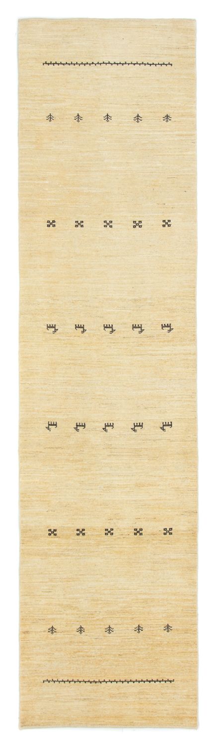 Alfombra de pasillo Alfombra Gabbeh - Persa - 334 x 83 cm - beige