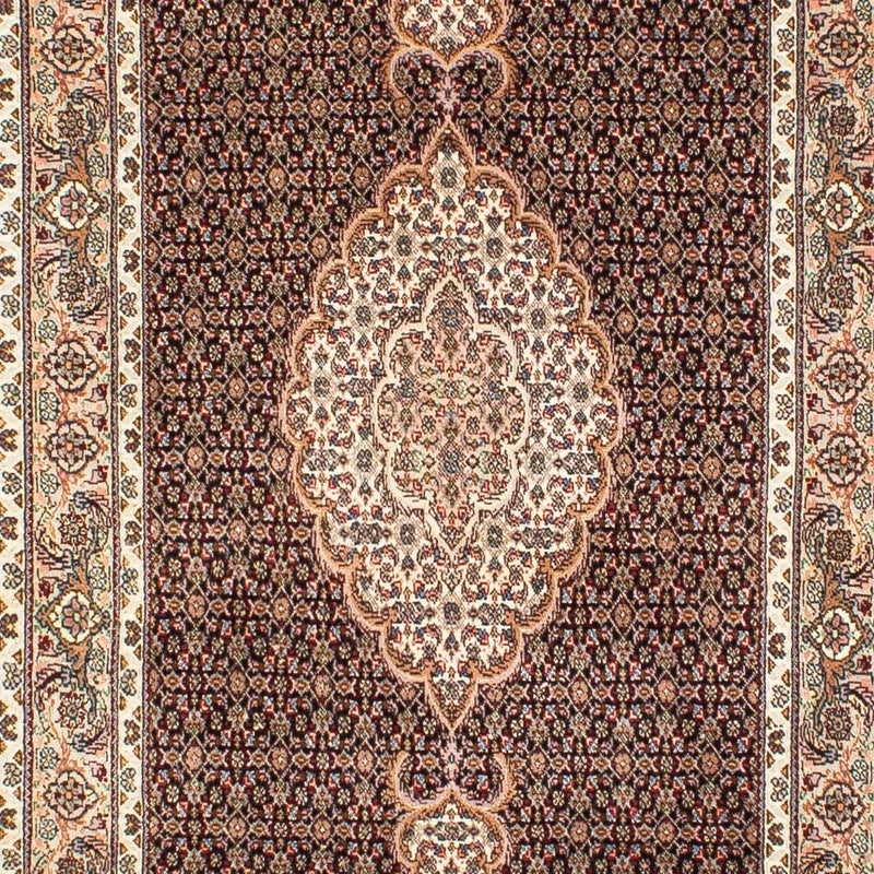 Alfombra de pasillo Alfombra persa - Tabriz - 302 x 82 cm - azul oscuro
