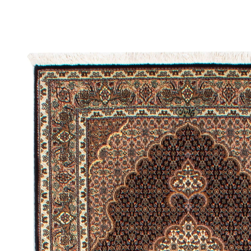 Alfombra de pasillo Alfombra persa - Tabriz - 302 x 82 cm - azul oscuro