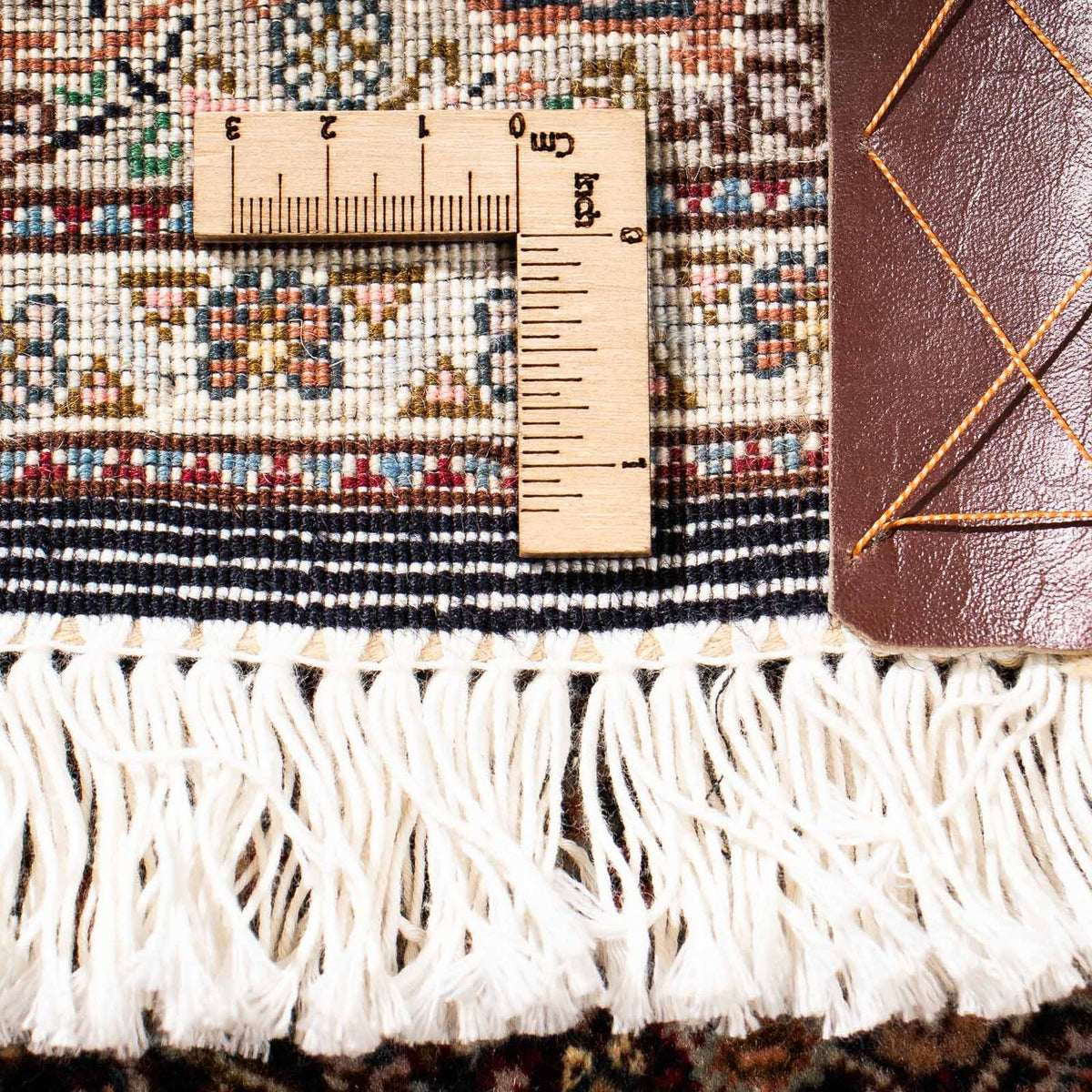 Alfombra de pasillo Alfombra persa - Tabriz - 302 x 82 cm - azul oscuro