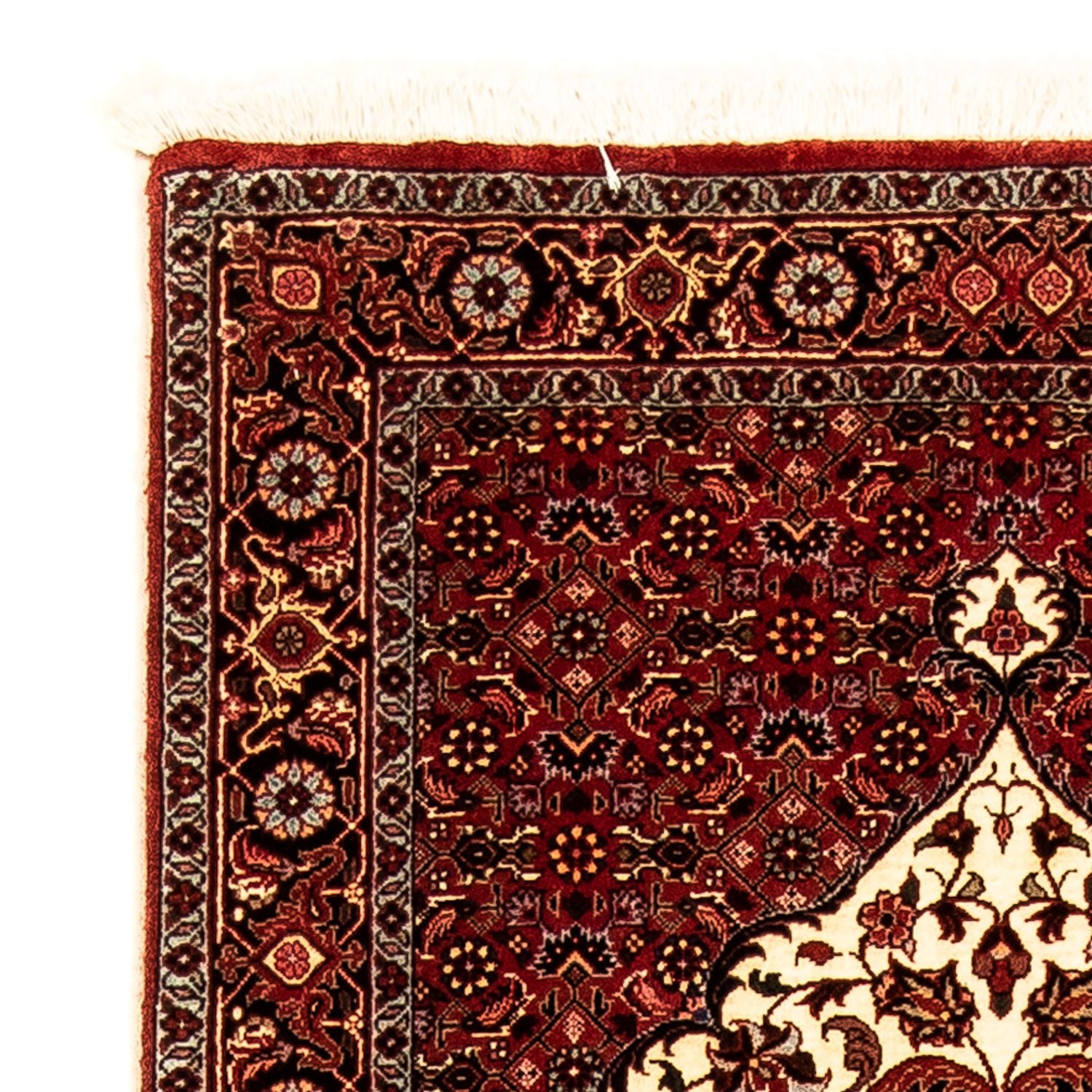 Alfombra de pasillo Alfombra persa - Bidjar - 290 x 82 cm - rojo oscuro
