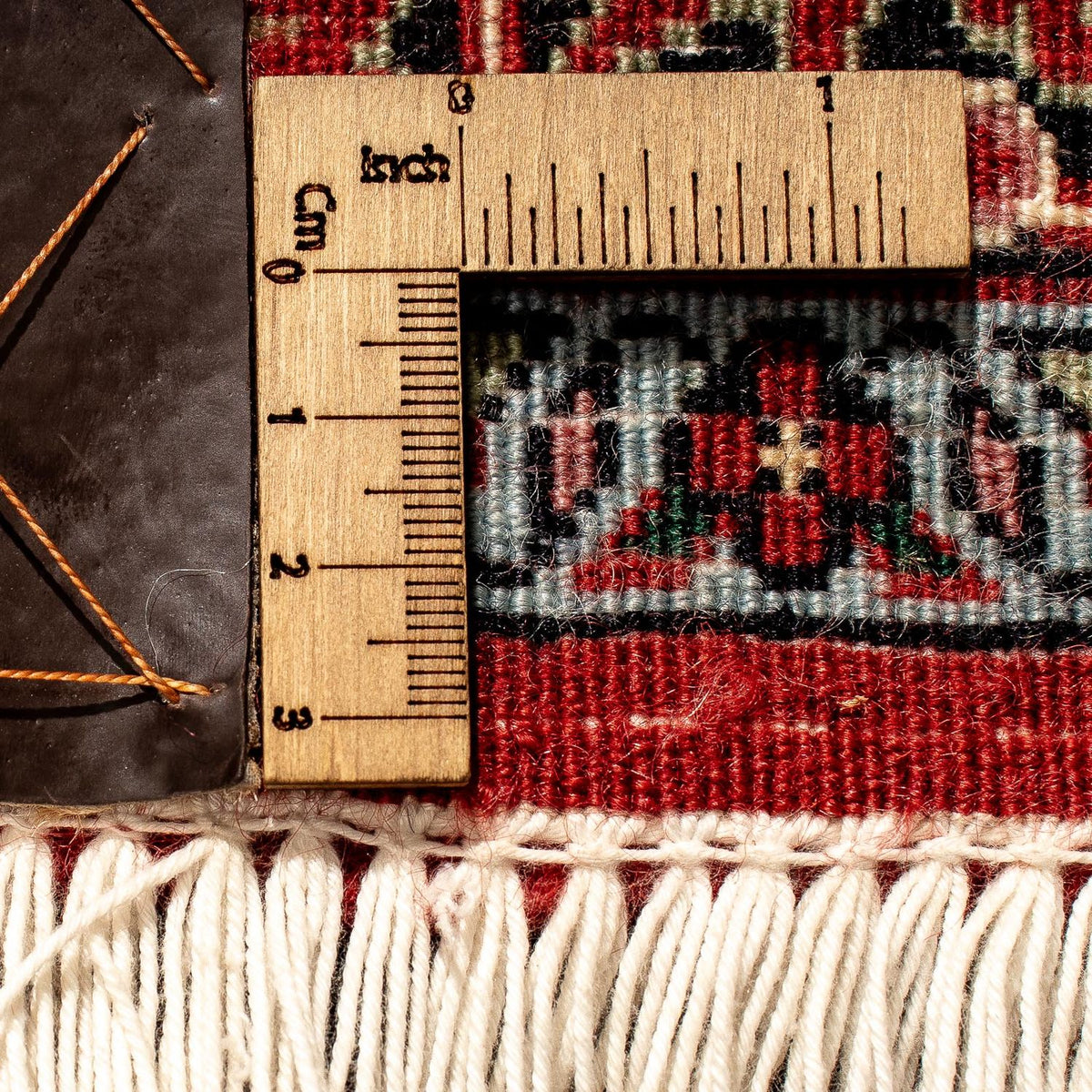 Alfombra de pasillo Alfombra persa - Bidjar - 290 x 82 cm - rojo oscuro