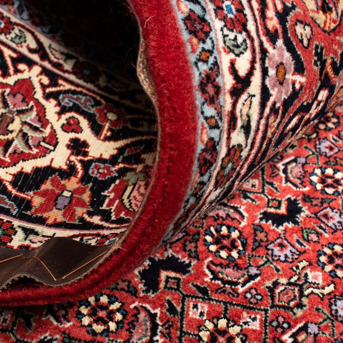 Alfombra persa - Bidjar cuadrado  - 200 x 197 cm - rojo oscuro