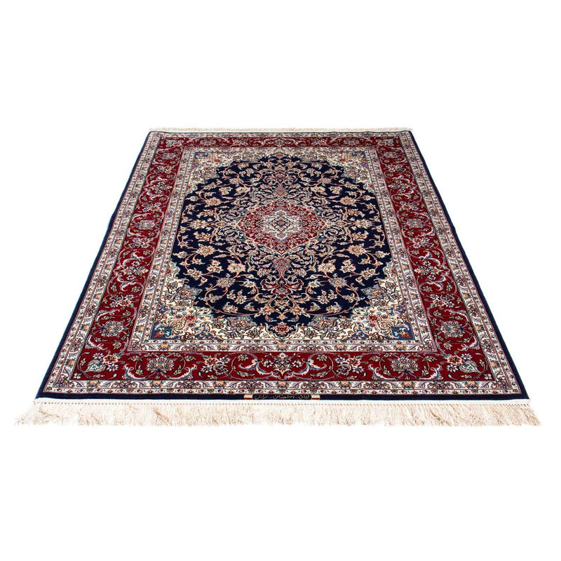 Alfombra Persa - Isfahan - Prima - 200 x 130 cm - azul oscuro