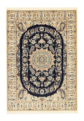 Alfombra Persa - Nain - Prima - 148 x 100 cm - azul oscuro