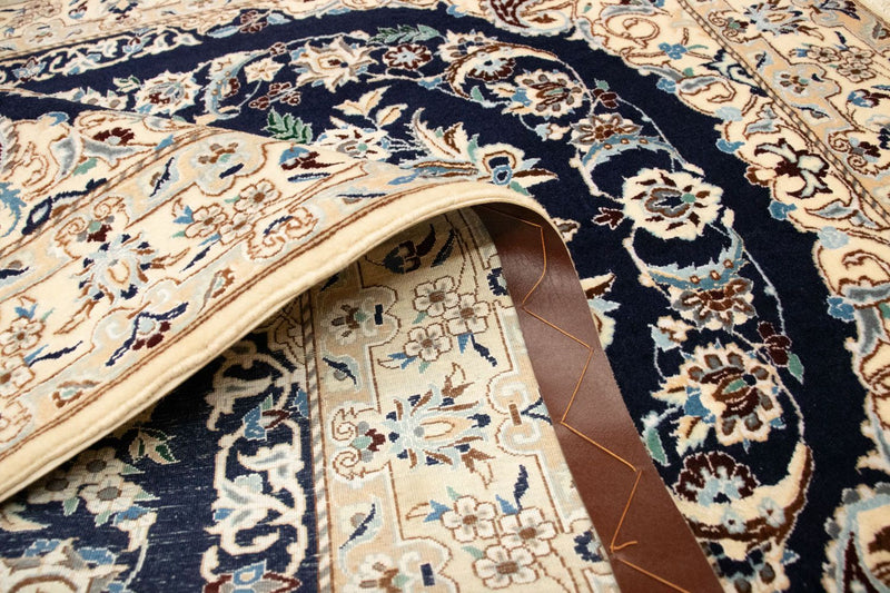 Alfombra Persa - Nain - Prima - 148 x 100 cm - azul oscuro