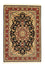 Alfombra persa - Ghom - 157 x 105 cm - negro