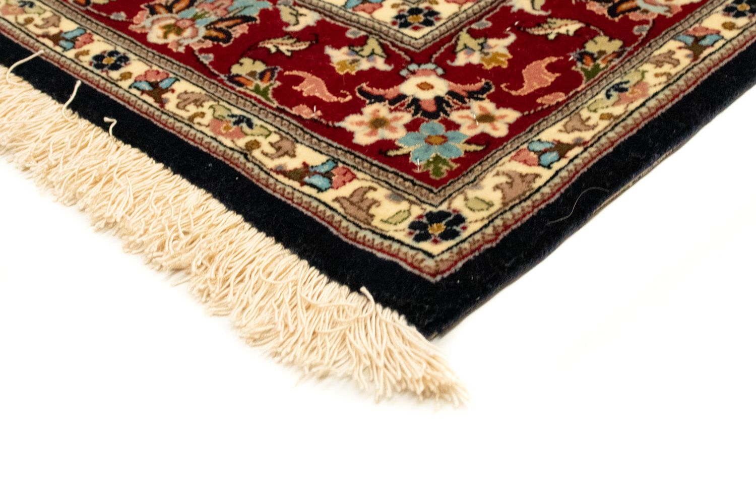 Alfombra persa - Ghom - 157 x 105 cm - negro
