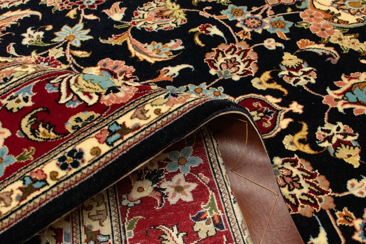 Alfombra persa - Ghom - 157 x 105 cm - negro