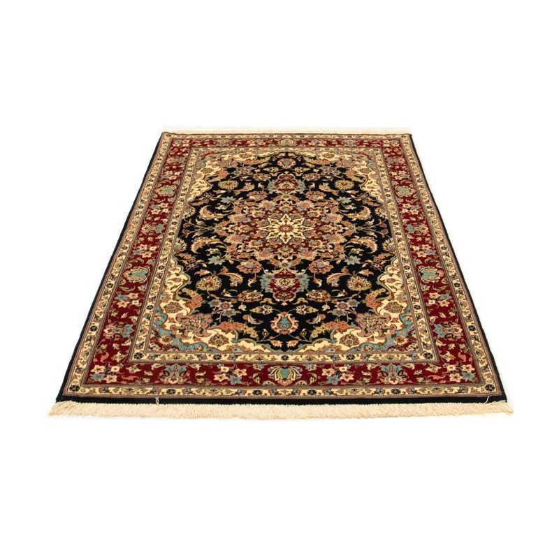 Alfombra persa - Ghom - 157 x 105 cm - negro