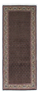 Alfombra de pasillo Alfombra persa - Tabriz - 209 x 85 cm - azul oscuro