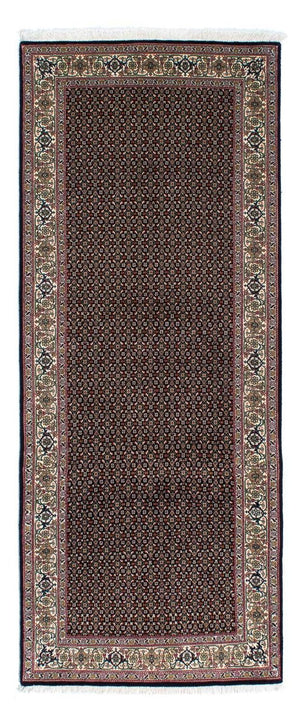 Alfombra de pasillo Alfombra persa - Tabriz - 209 x 85 cm - azul oscuro