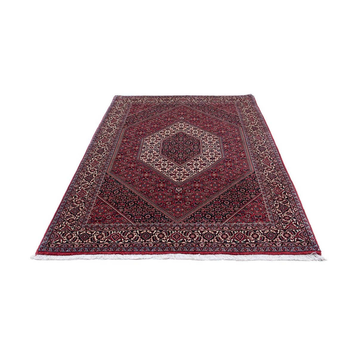 Alfombra persa - Bidjar - 208 x 134 cm - rojo
