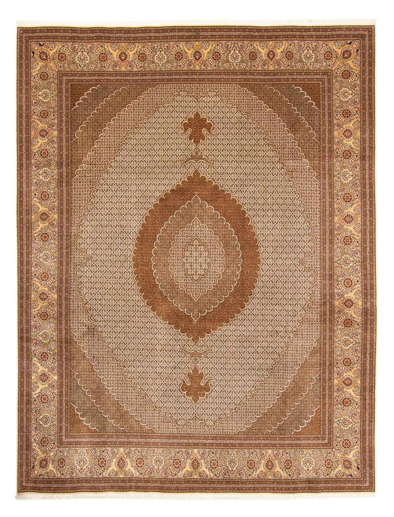 Alfombra persa - Tabriz - 392 x 302 cm - marrón claro