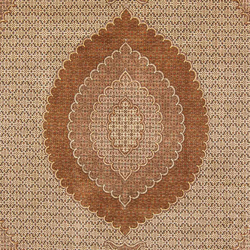 Alfombra persa - Tabriz - 392 x 302 cm - marrón claro