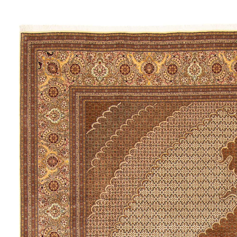 Alfombra persa - Tabriz - 392 x 302 cm - marrón claro